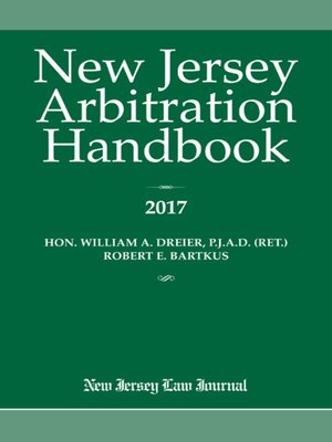 cover image of New Jersey Arbitration Handbook
